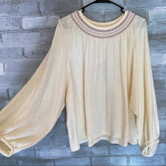 MADEWELL| Superlight Jacquard Embroidered Smocked - Picture 6 of 11